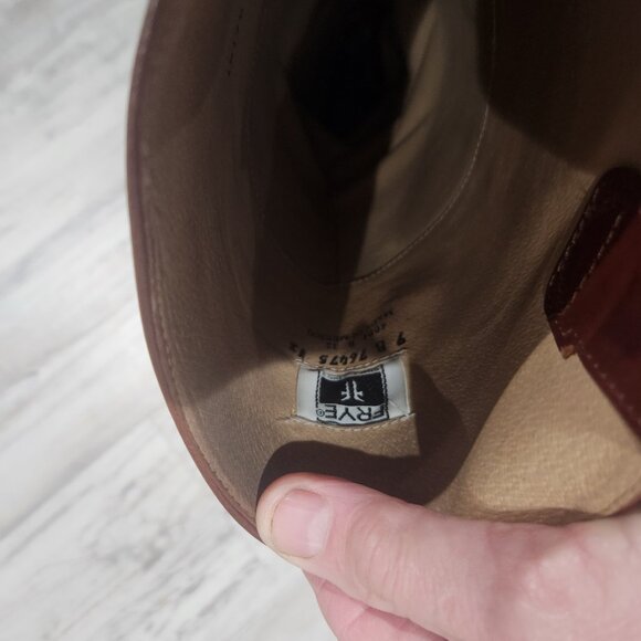 Womens Frye Rider Logo Boots. - Picture 6 of 6